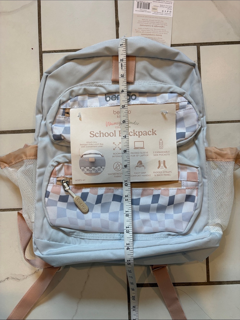 Bentgo Kids Whimsey and Wonder Backpack - Works w/ Lunch Box - NEW - Picture 8 of 9